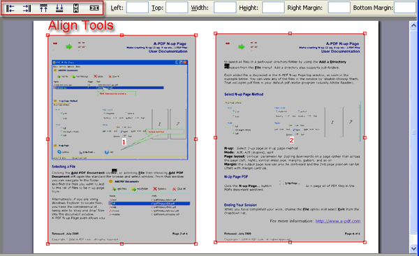 a-pdf page crop aligh crop boxes